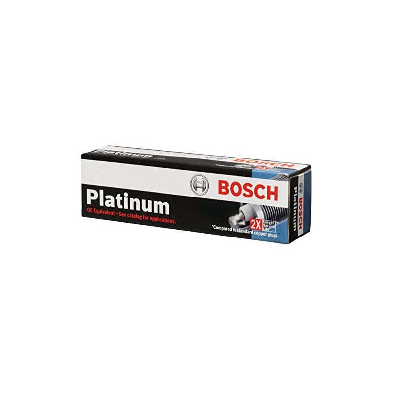 Bosch Bujía de Platino Platinado 6707, Paquete de 4