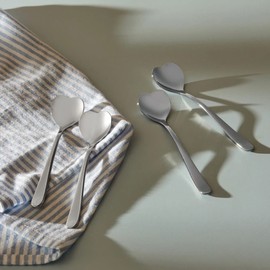 Alessi - Teaspoon - Heart-Shaped - Heart - Stainless Steel - Set of 4