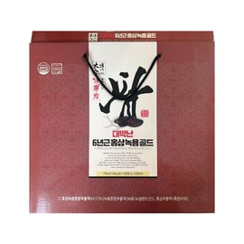 6년근 홍삼녹용골드 70ml x 30포 캐리어타입 / 구정 추석 명절 홍삼선물세트 6-Year-Old Red Ginseng Deer Antler Gold 70ml x 30 Sachets Carrier Type / Lunar New Year Chuseok Holiday Ginseng Gift Set