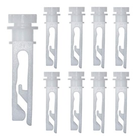 APUXON 20pcs Vertical Blind Stem Replacement - White Stems for Vertical Blinds - Curtain Accessories