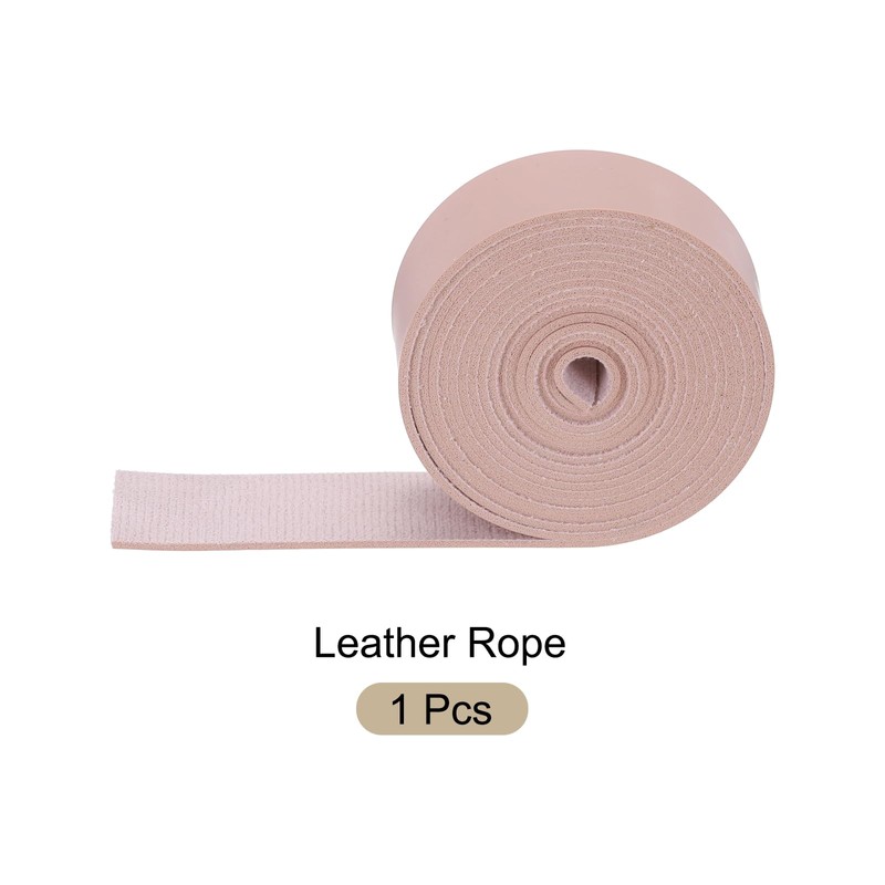 Rebower Flat Leather Strip,1 Inch Wide 79 Inch Long Leather