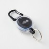 KEY-BAK Side Kick Key Reel with Carabiner, Clear Body, 23.6
