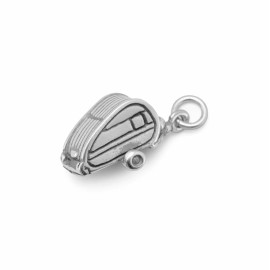 Unbranded Sterling Silver Oxidized Camper Charm