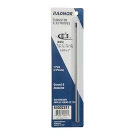 Radnor 116" X 7" E3 Tungsten Electrode Ground (2 Per Package)