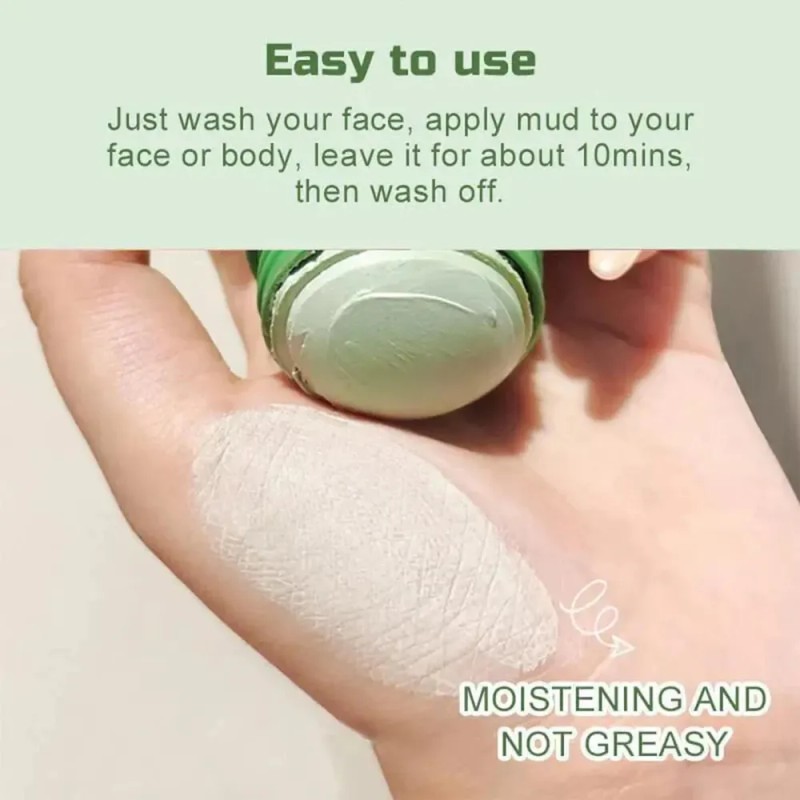 * Mascarilla Facial De Limpieza Profunda Té Verde -lwb