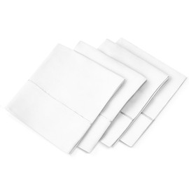 Vera Nice Hotel Collection Ultra Soft Pillow Case (4-Pack) – All-Natural Pure Aloe Vera Treatment – Eco-Friendly, Hypoallergenic Pillow Cover Infused with Soothing Aloe Vera - White - Standard/Queen