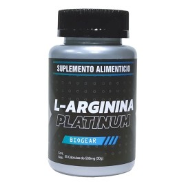 Suplemento L-Arginina Biogear en Cápsulas para Músculo                                                                                                