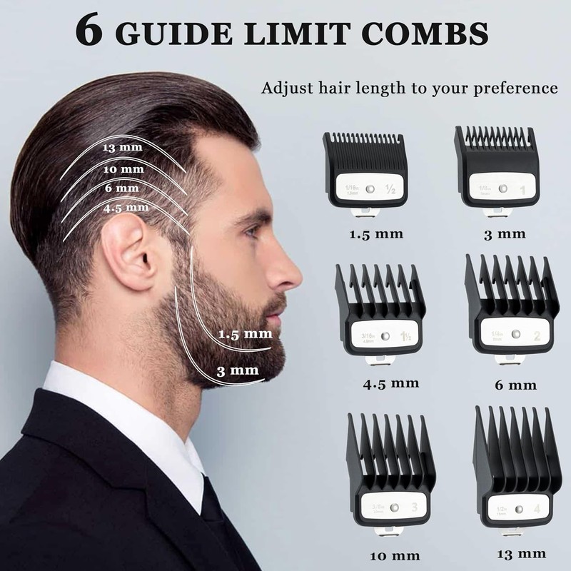 KEMEI 2373 Cortapelo Profesional para Hombre, Cortapelo de Barbero sin