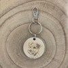 Dog Wooden Engraved Keyring, Dog Keychain (Schnauzer Face)