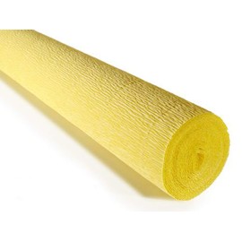 FloristryWarehouse Crepe Paper roll 180g (50 x 250cm) Lemon (Shade 574)