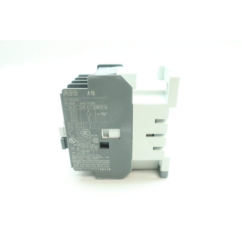 ABB A16-30-10-84 AC CONTACTOR 110-120V-AC 30A AMP 15HP
