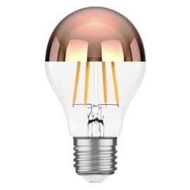 ledscom.de E27 Reflector Rose Gold LED Filament Light, 839 lm, 7.5W, Warm White