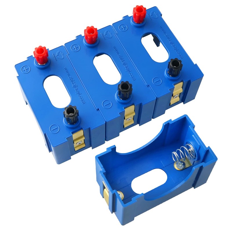 ZZLZX D-Cell Battery Holder 4PCS 72x40x50 mm / 2.83x1.57x1.96 Inches
