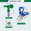 5 Pcs Airless Low Pressure Tips Reversible Spray Nozzle Tips