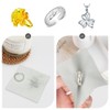 THJOPOKEEL Paño de limpieza de joyería, 100 piezas, microfibra para