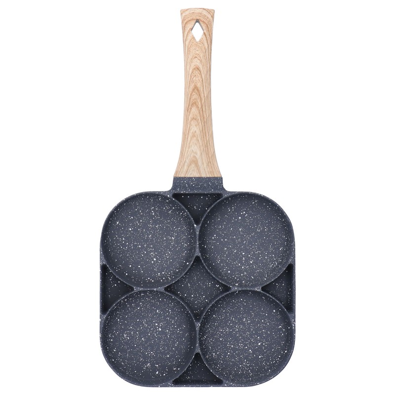 4 Hole Egg Frying Pan 18cm Nonstick Pancake Pan Breakfast