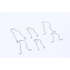 TAKPART 6pcs Dipped Beam Headlamp Retaining Springs Retaining Clip Return