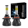 SHENKENUO 9005 HB3 High/Low Beam LED Headlight Bulbs 6000K Cool