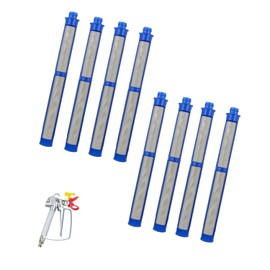 287033 Airless Spray Gun Filter 8-Pack, 100 Mesh High-Flow Replacement Filters for Contractor II FTX II Models, Fits Most Airless Paint Spray Guns for Latex Paint and Stains