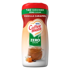 Coffee-mate Vanilla Caramel, Zero Sugar Powdered Coffee Creamer, 10.2 Ounce (Pack of 6)