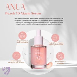 Anua Peach 70% Serum Para Hiperpigmentación Facial-2ps