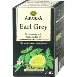 Alnatura Organic Earl Grey Tea, 20 Bags, 35 g
