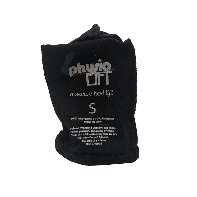 Heel Lift Ankle Sock (Sock Only) (X Small - Black)