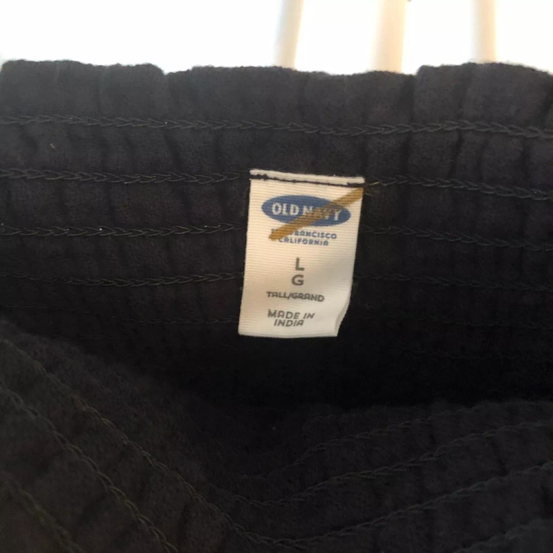 OLD NAVY SUMMER SWIM COVERUP JUMPSUIT COTTON GAUZE BLACK L