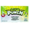 Sour Punch Straws, Rainbow, 2 Oz, 24-Count