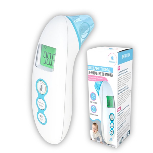 Boodoo Infrarot-Thermometer für Ohr und Stirn: einfache und präzise Temperaturkontrolle