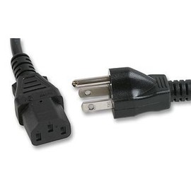 Volex Power Cord, Nema5-15P/iec C13, 2M, 15A, Black - 17504 10 B1