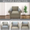 NOYOURS Couch Arm Covers, Anti-Slip Sofa Armrest Cover for Recliner,