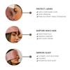 DROWSY Eyelash Protecting Silk Sleep Mask for Natural Lashes &