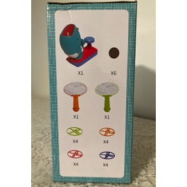 TEMI Flying Disc  Launcher W/ 16 Discs (25 pieces) Outdoor Toys for Kids Ages 3+ New