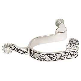 Weaver Leather Women's Spur with Engraving and Black Paint