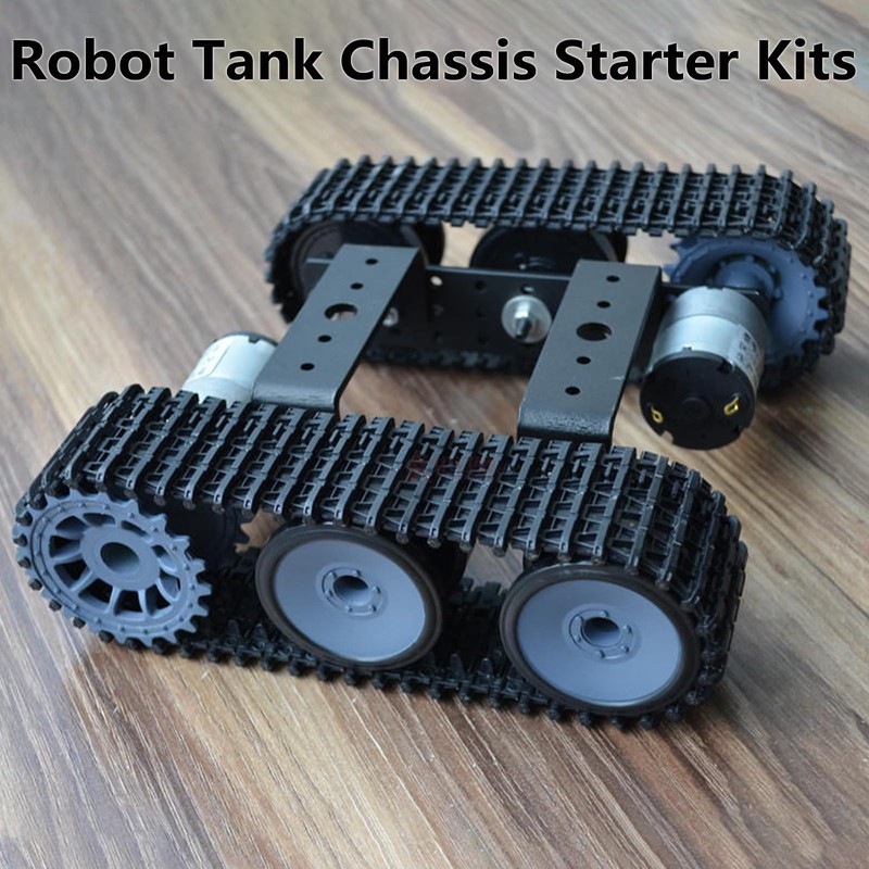 Premium Robot Tracked Car Chassis Starter Kits, MiniTP100 Metal Smart