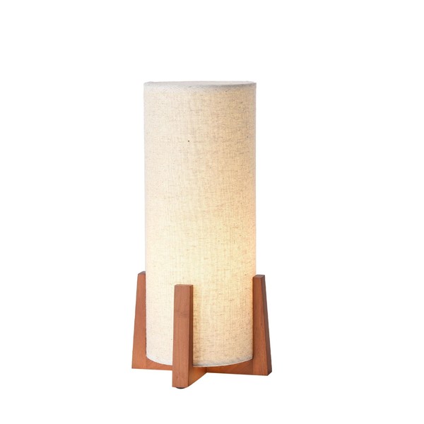 KUNJOULAM Modern Small Table Lamps, Nightstand Lamp with Linen Fabric