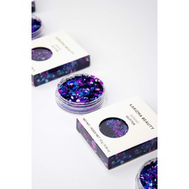 KARIZMA Mermaid Glitter. 10g Chunky Face Glitter, Hair Glitter, Eye Glitter and Body Glitter for Women. Rave Glitter, Festival Accessories, Cosmetic Glitter Makeup. Loose Glitter Set