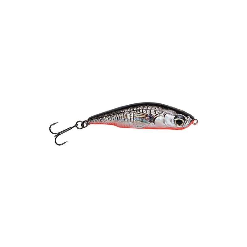 Savage Gear 3D Sticklebait Pencil Fishing Hook (Black Red-5.5cm-7g)