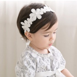 Bethynas Baby Girls Cute Bow-knot Headband Soft Lace Floral Hairbands Newborn Infant Toddlers Kids Hair Accessories (Style 9)