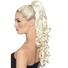 Smiffy's Divinity Hair Extension Curl, Blonde, One Size