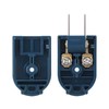 RTNLIT Electrical Plug Replacement 2 Prong, 125V 15A Rotatable Extension