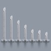 Wensilon（200pcs）#8×1-1/4”for Sheet Metal Self-Tapping Screws 410 Stainless Steel Truss Head