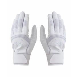 UA Yard Pro 6001315 (100) White White White Medium Batting Gloves Colorless