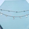 Yheakne Boho Star Moon Necklace Choker Silver Layered Star Choker