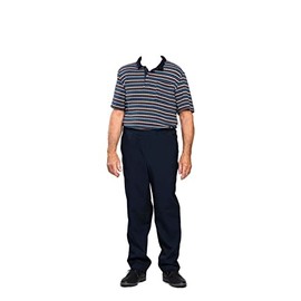Men’s Adaptive Anti-Strip Day Jumpsuit with Back-Zipper and Snaps closure-Style 8 (L)