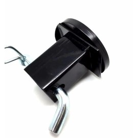 HMC Billet Punisher Skull Trailer Hitch Cover,  4" Round