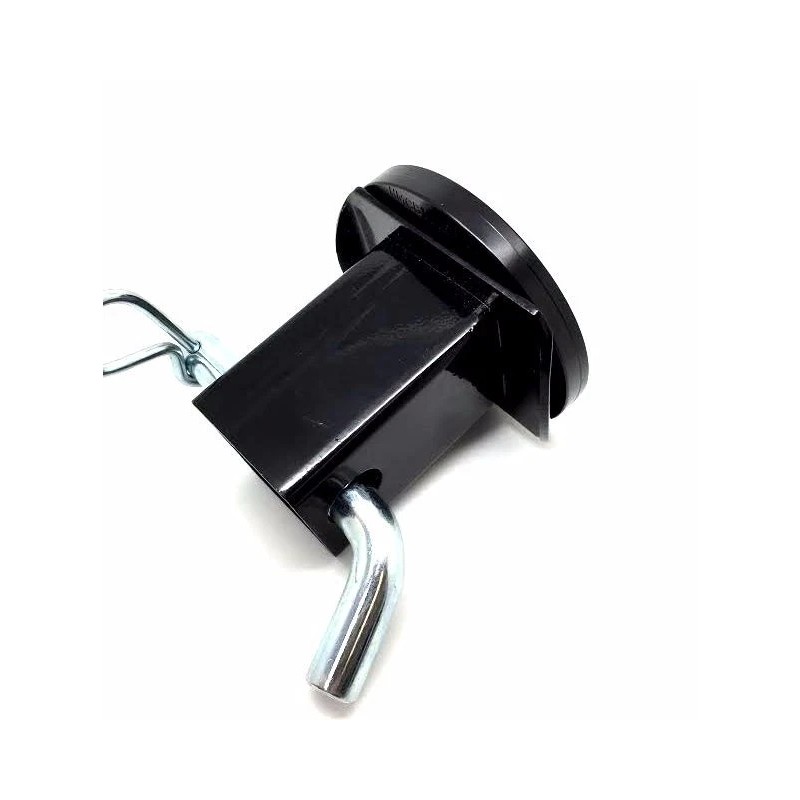 HMC Billet Punisher Skull Trailer Hitch Cover, 4" Round