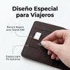Porta Pasaporte con Bloqueo RFID, Funda para Pasaporte y Visa