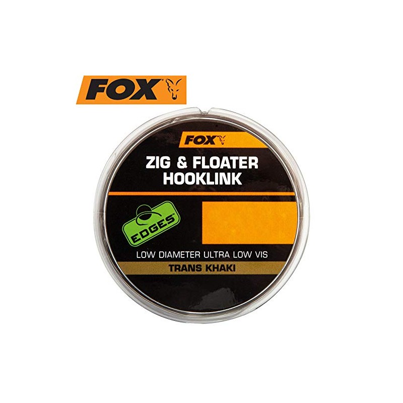Fox Zig & Floater Hooklink 100metres spool 12lb 0.28mm Trans